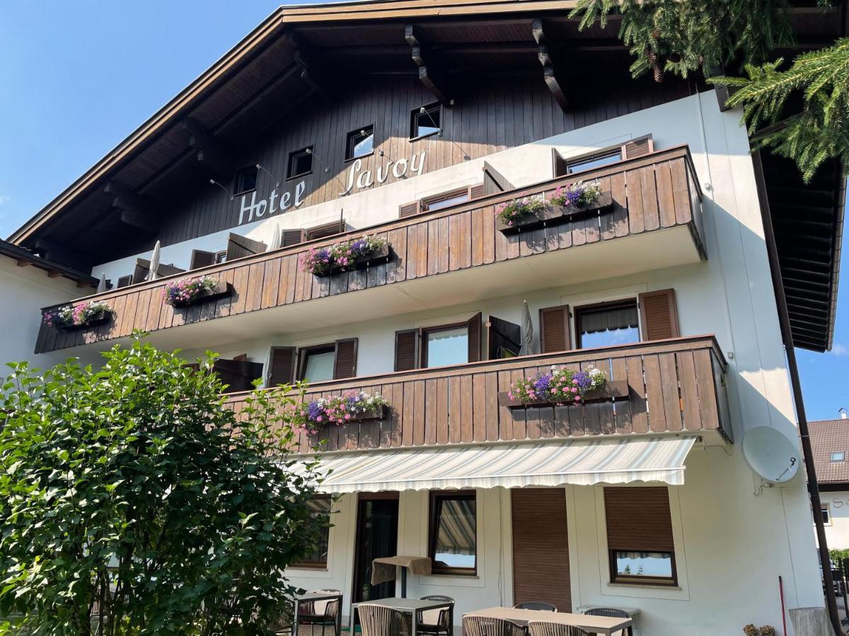 Hotel Garni Savoy Castelrotto Bagian luar foto